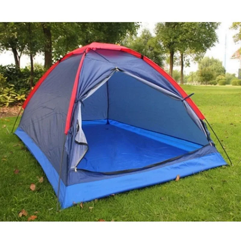 Outdoor Double Single-layer Couple Camping Tent Folding Tourist Tent In Beach Park Outdoor Sunshade and Rain Tent