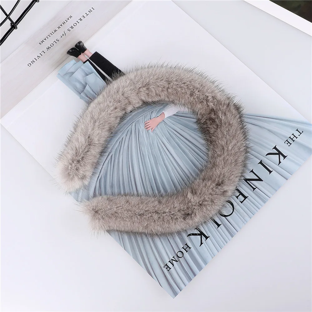 

Women's luxury winter100% mink fur headband high quality real fur hair band Fashion hair accessories