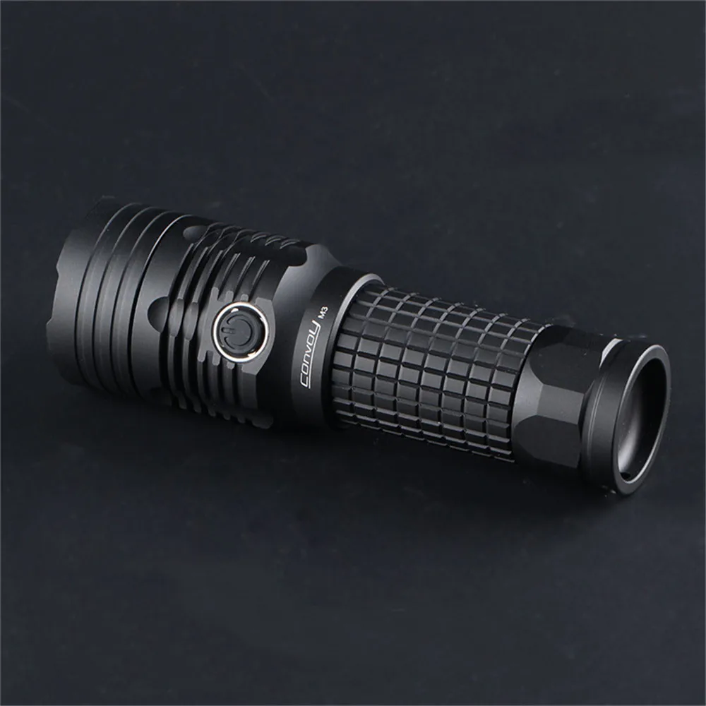 Flashlight Convoy M3 Cree XHP70.2 4300lm Led Linterna Torch Flash Light Hunting Work Light Hiking Lantern Temperature Protection