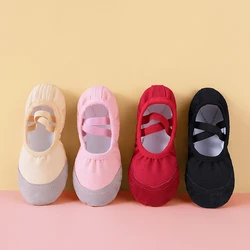 Girls Ballet Shoes Canvas Gymnastics Shoes Ballerina Dance Shoes Sneakers Children балетки Women Ballet Dance Slippers