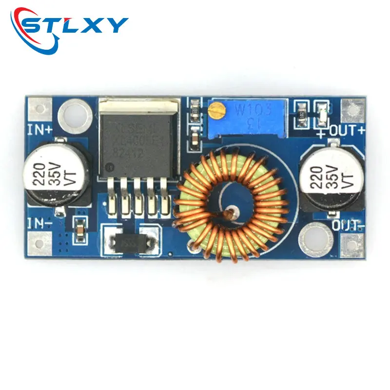 Stlxy XL4005 XL4015 DSN5000 Adjustable Step‑Down Module 5A 75W High‑Power DC‑DC Power Supply Better Than LM2596