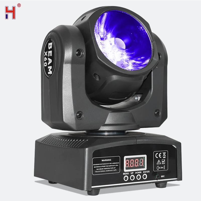 60W Led Rgbw 4In1 Beam Moving Head Light Super Bright Dj Spot Dmx Stage Light