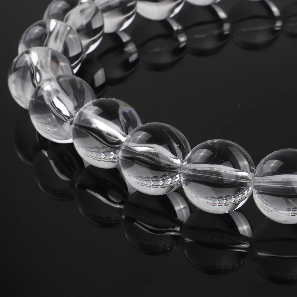 FishSheep Statement Transparent Big Ball Beads Choker Necklace For Women Clear Bead Chunky Collar Necklace 2021 Fashion Jewelry