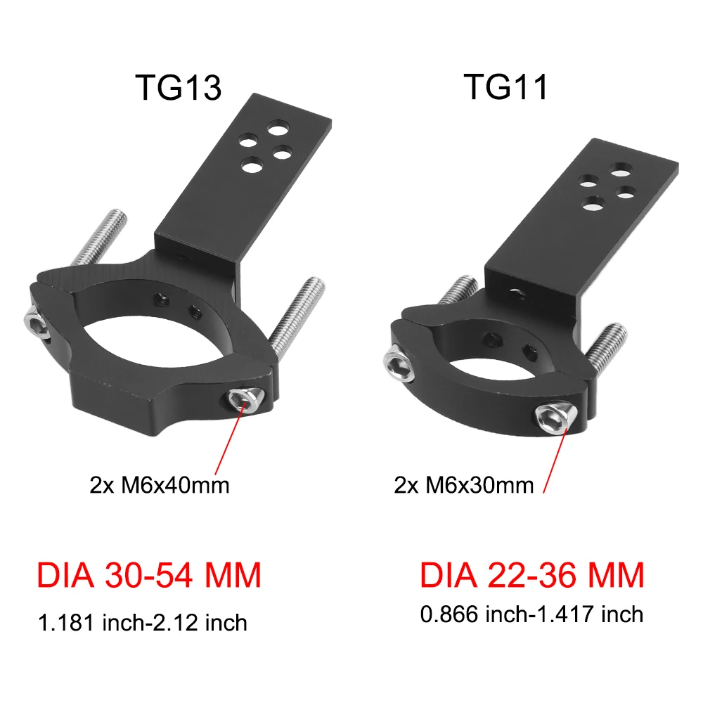 Adjustable Clamp Universal Mount Motorcycle Headlight Bracket TG11/TG13 Spotlight Holder