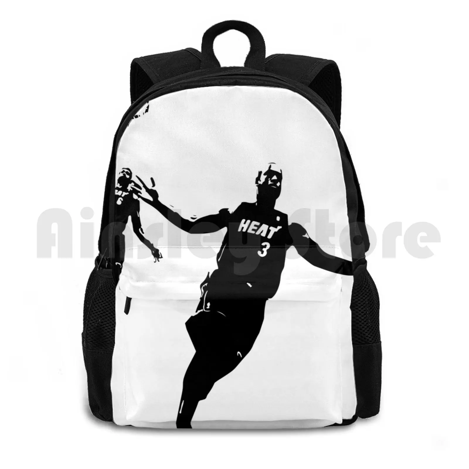 Dwayne Wade And Outdoor Hiking Backpack Waterproof Camping Travel Wade Wade County James James Dwade Basketball Sports Heat