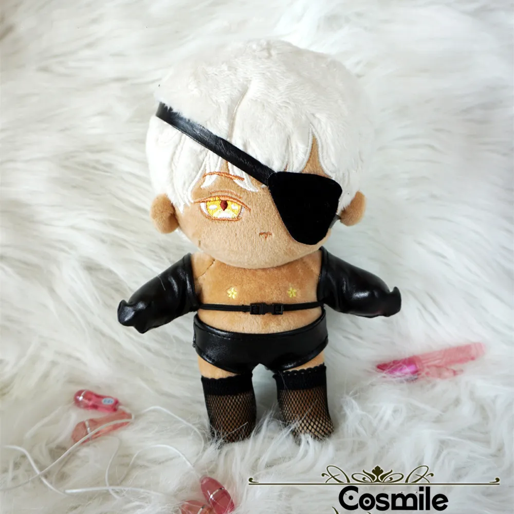 

Cosmile For 20cm Plush Doll Toy One Eyed Shooter Black Outfits Idol Star Change Clothes Suit Costume Cosplay Cute C