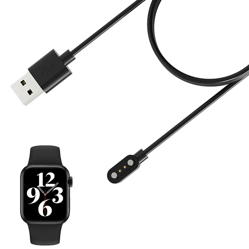 Pengisi Daya Dock Jam Tangan Pintar Adaptor USB Pengisian Daya Cepat Kabel Kawat untuk M16 Plus 44MM Aksesori Jam Tangan Pintar Jam Tangan