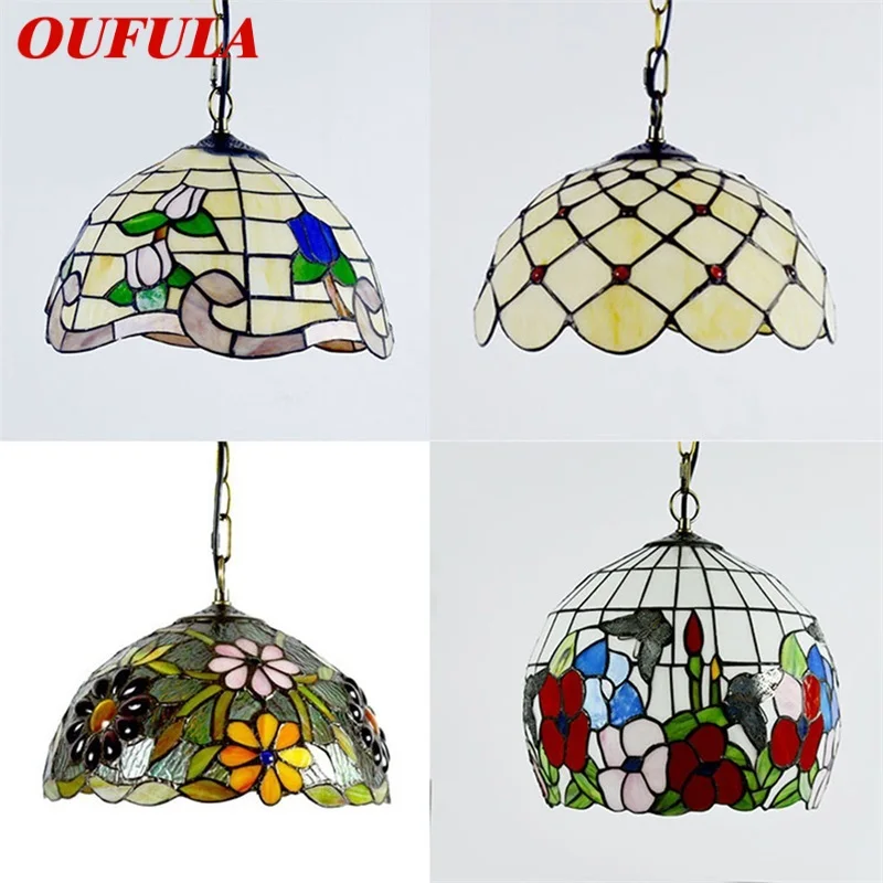 

OUFULA Pendant Light Modern LED Creative Lamp Fixtures Colorful Decorative For Home Living Dining Room