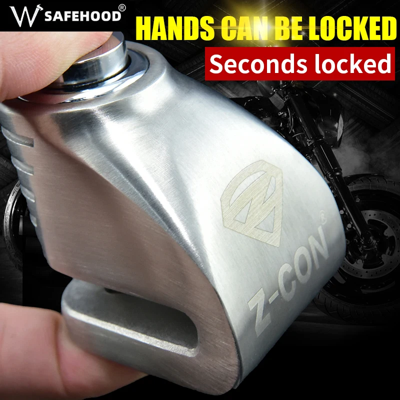 304 stainless steel C level lock cylinder disc brake lock motorcycle anti-theft lock electric car battery car mountain bike lock