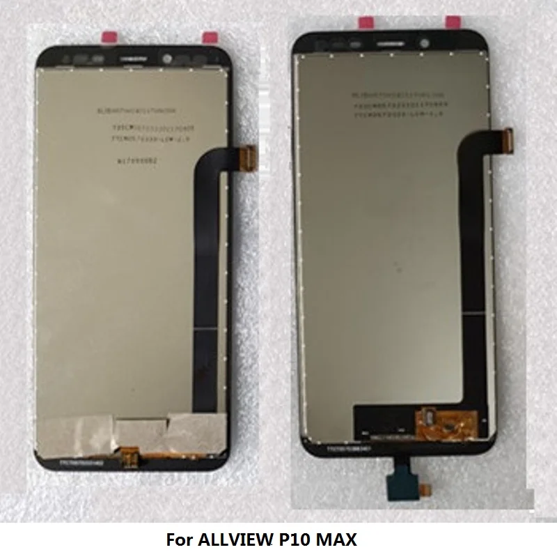 LCD Display and Touch screen For ALLVIEW P10 MAX digitizer panel sensor lens glass Assembly For ALLVIEW P10MAX