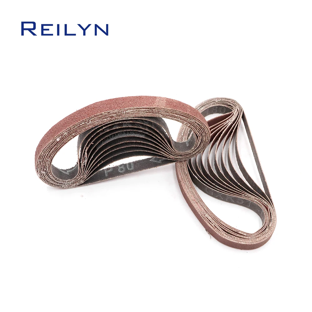 Sand Belt 10pcs 330x10mm Sand Paper Polishing Belt Sanding Belt Sander Belt Sand Paper Polishing Material