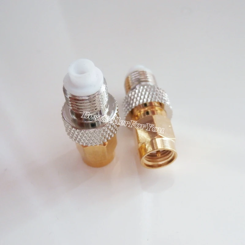 1Pcs Adapter FME Female Jack untuk SMA CONNECTOR PLUG MALE RF Konektor Lurus