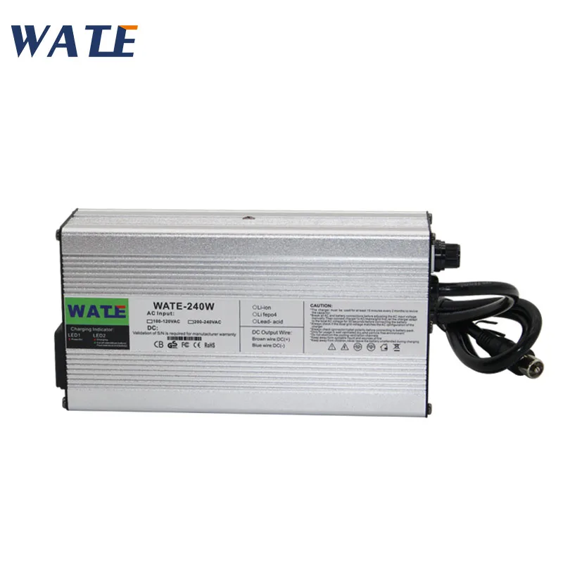 

29.4v5a 8A 10A 20A charger 7 Series 24V lithium battery aluminum shell with fan full automatic stop