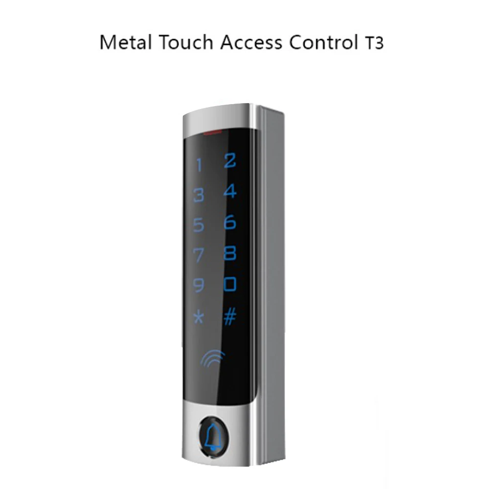 Access Lock Waterproof RFID Touch Keypad Access Control System Door Lock Metal Case 125KHz EM Card  Door Entry