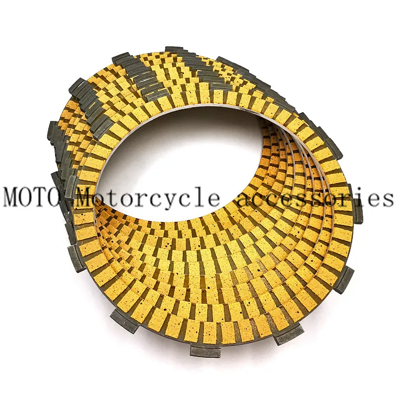 9pcs Motorcycle Engine Parts Clutch Friction Plates Kit For Kit For Harley Touring Road King Electra Glide Fatboy Softail