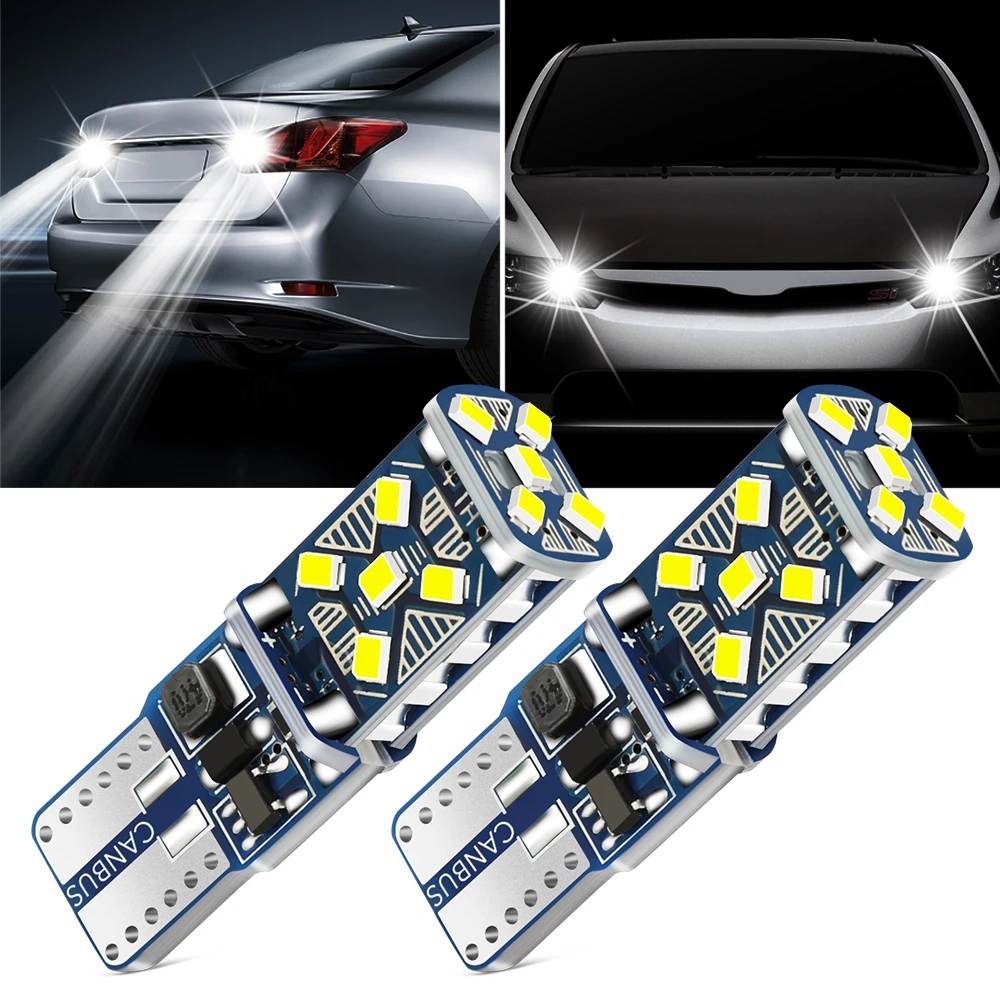 2PCS T10 W5W Super Bright LED Car Parking Lights for lada granta kalina vesta priora largus 2110 niva 2107 2106 2109 vaz samara