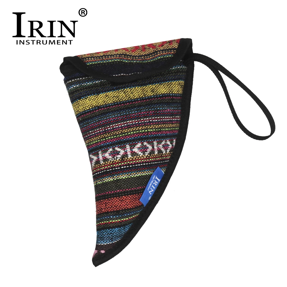 IRIN 12 Holes Ocarina Bag Colorful Waterproof Carrying Bag Ocarina Protective Triangle Cloth Bag Musical Instrument Accessories