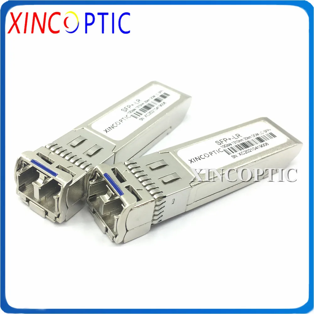 2Pcs 10G Duplex LC Connector SFP+ Dual Fiber Transceiver Module with SM/MM 850/1310nm/1550nm 300M 10KM 20KM 40KM 60KM 80KM 100KM