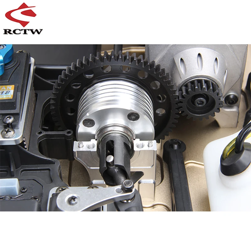 مركز التصنيع باستخدام الحاسب الآلي المعادن التفاضلية Diff.gear جبل مجموعة ل 1/5 LOSI 5IVE-T ROFUN ROVAN LT KM X2 شاحنة قطع غيار اللعب #4