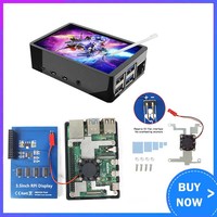 Raspberry Pi 4 Model B 3.5 inch Touch Screen  480*320 LCD Display with Cooling Fan Heat Sinks case for Raspberry Pi 4 Module B