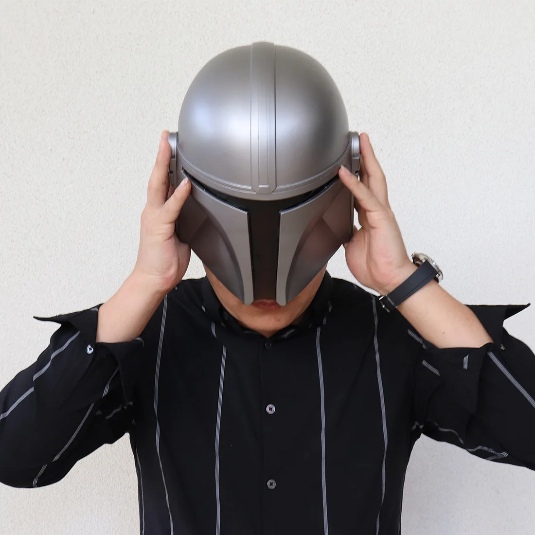 Anime Star Wars Cosplay Mandalorian PVC casco maschere festa di Halloween per adulti