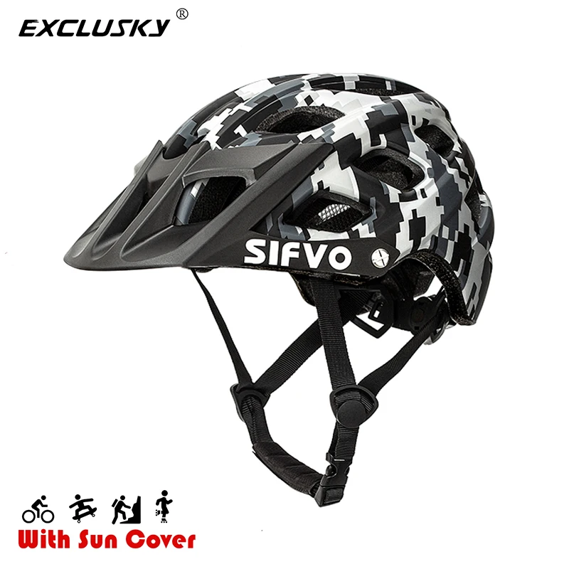 

Exclusky Kids Child Youth Mountain Bicycle Helmets for Bike Skating Scooter Size 54-57CM 5-14 years