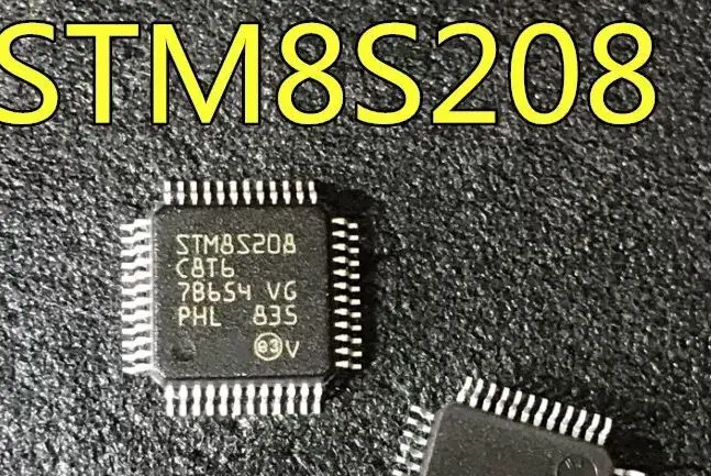 

10PCS/ STM8S208C8T6 STM8S208C8 STM8S208 QFP