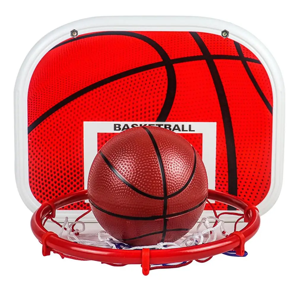 Kids Boys Adjustable Hanging Game Indoor Basketball Netball Hoop Mini Basketball Board Children Gifts Kids Toy Baby Boy Gift