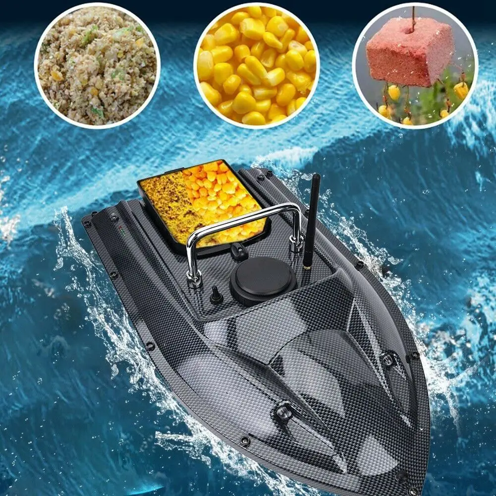 VERY100 500M Wireless RC GPS Fishing Bait Boat Hook/Bait post 2 Motors,LCD GPS Sonar Fishfinder,Bag,Batteries for Anglingsport