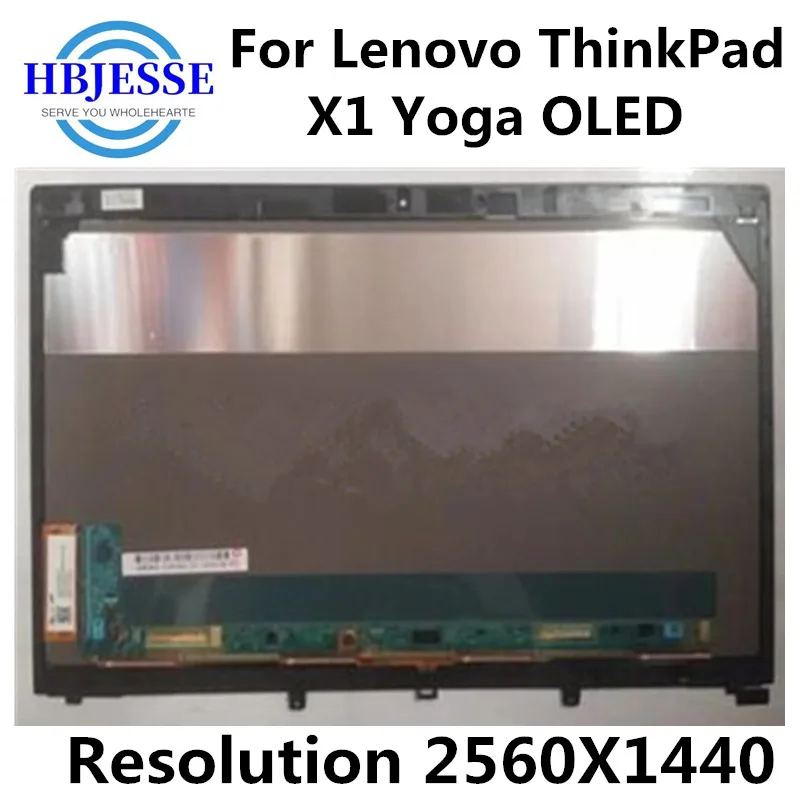 

Original 14" WQHD 2560*1440 OLED Touch Screen Assembly For Lenovo ThinkPad X1 Yoga OLED 1ST GEN 2ND GEN 01AW977 01AX899