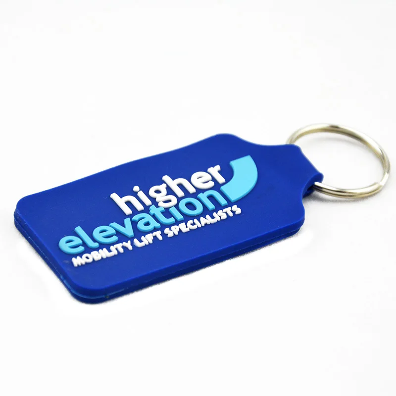 Custom shaped 2D soft pvc keychain for Promotional Gift