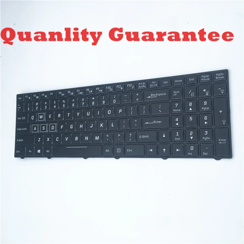 CVM15F23USJ430D/CVM15F23USJ430B 1701057808M 6-80-N8500-010-1 keyboard US with RGB backlight US version