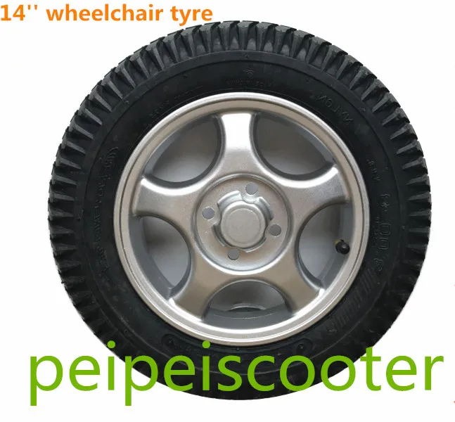 14 inch Aluminum alloy rim wheel for wheelchair motor ppwt-01