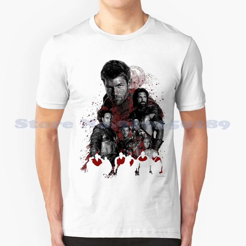 And His Rebel Leaders 100% Cotton T-Shirt Gladiator Crixus Agron Starz Heroes Blood And Sand War Of The Damaned