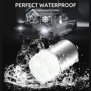2 pçs bay15d 1157 led luz de freio 1156 ba15s p21w led py21w bau15s drl lâmpada sinal volta 3014 9 smd iluminação lâmpada reversa 12v 12 principais vendas drl e pisca - №6