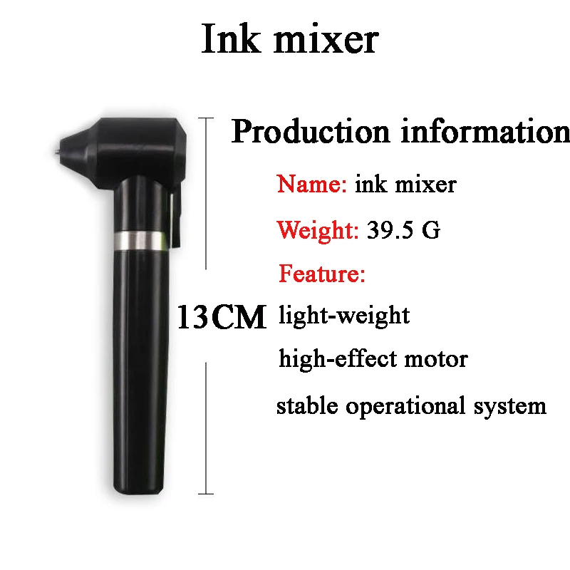 Micropigmentation Machine Microblading Supplie Ink Agitator With 5 Stirring Stick Eyebrow Tattoo Accessories Portable Power Tool