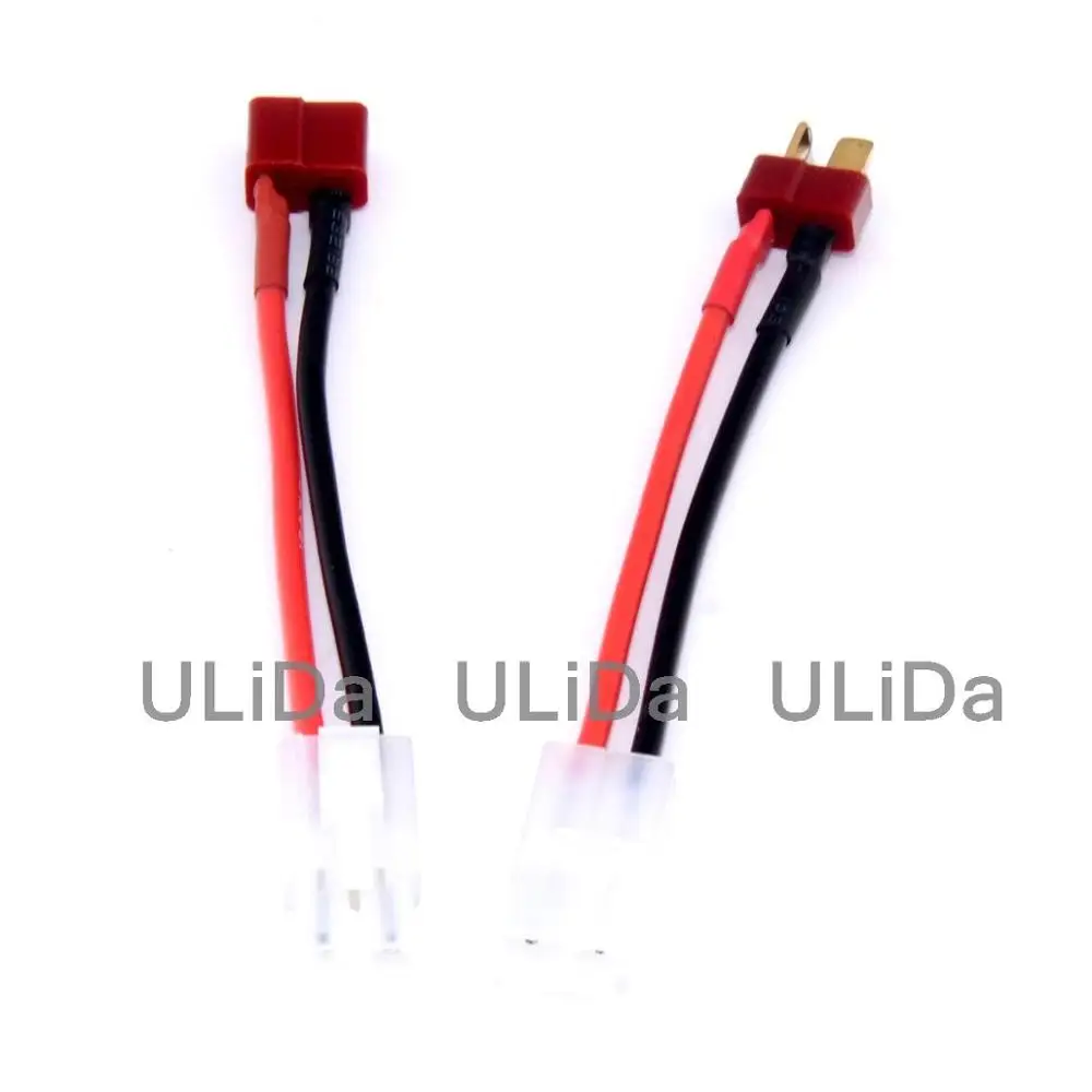 Tamiya Connector to Deans T-Plug Cable w/ 8CM 16AWG Wire for RC Car ESC Charger