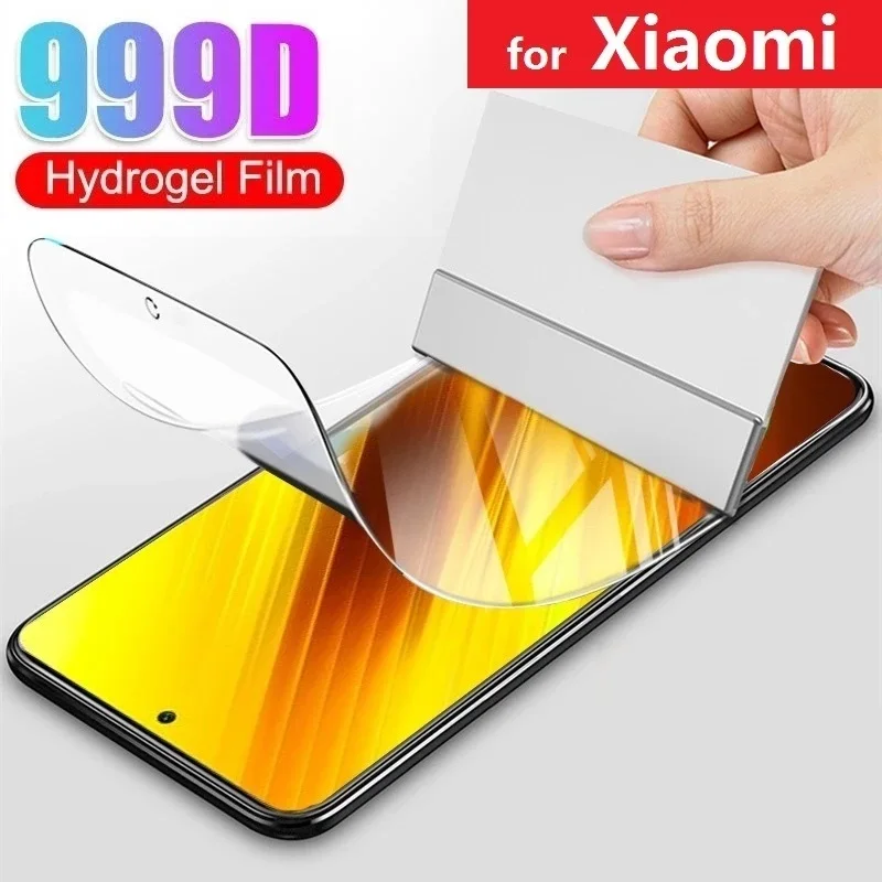 Pellicola Poco X3 Pro Hydrogel pellicola Poco X3 NFC per Xiaomi Poco X-3 F2 F3 pellicola salvaschermo Poco M4 Pro 5G M3 X3 GT