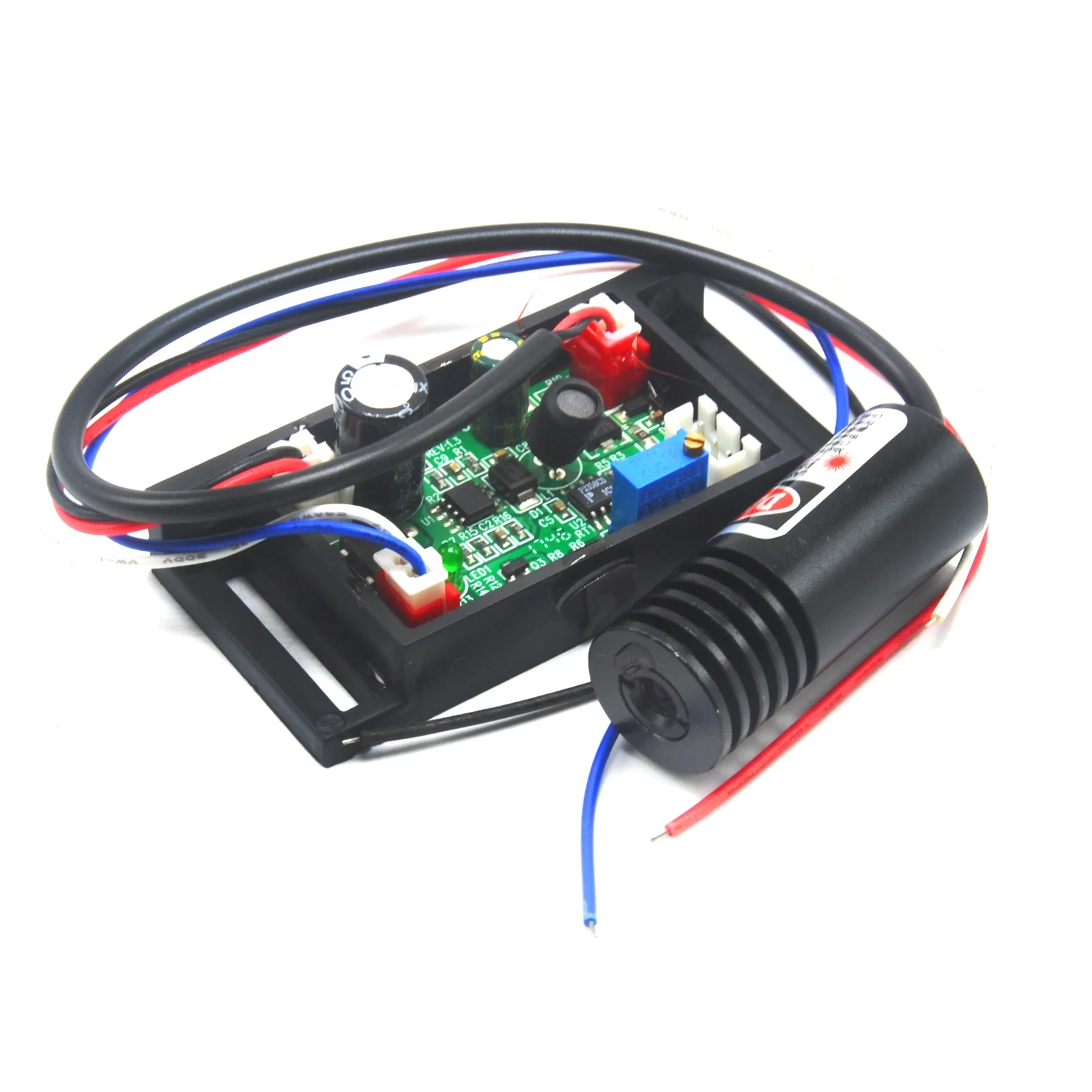 Module de Diode Laser à point rouge, 200mW, 650nm, pilote 12V, Modulation TTL