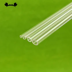 10pcs Transparent Acrylic Tube PMMA Pipe Hollow Plexiglass Tube Round Glass Pipe Construction Model kit Architecture Material