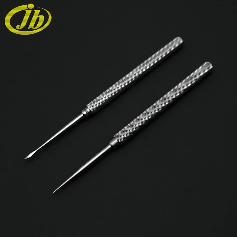 Puncture outfit stainless steel homalocephalus sharp head single-end Instruments for cosmetic plastic surgery