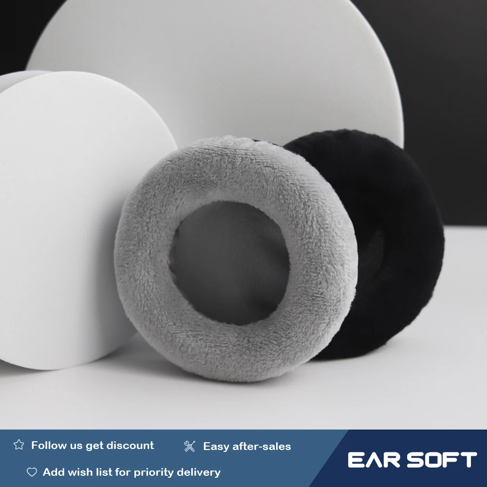 

Earsoft Replacement Cushions for ATH-A1000X Headphones Cushion Velvet Ear Pads Headset Cover Earmuff Sleeve