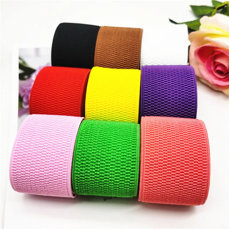 50mm Nylon Elastic Bands Multicolor Corn Pattern Elastic Band Thickening Waistband DIY Crafts Sewing Clothes Accessories 1meter