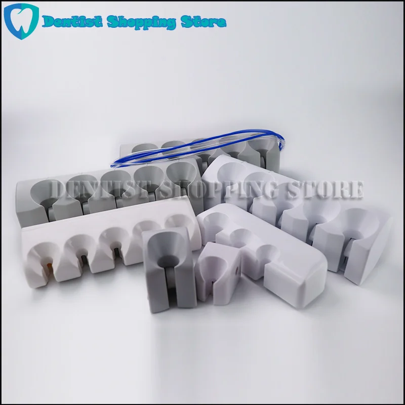 

Dental 5 Set holder 5 Seat Handpiece Holder Syringe hanging box Scaler holder Dental Chair Uint Triple Rack box spare parts