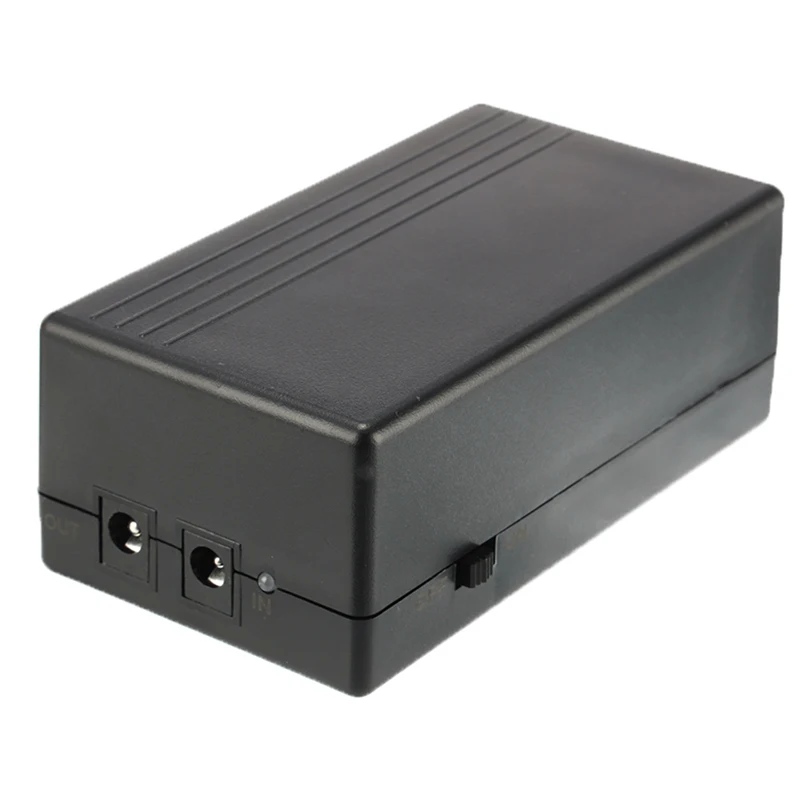 12V 2A 57.72W uniwersalny Mini UPS Backup bateria bezpieczeństwo zasilacz zasilacz awaryjny inteligentny aparat fotograficzny Router bateria