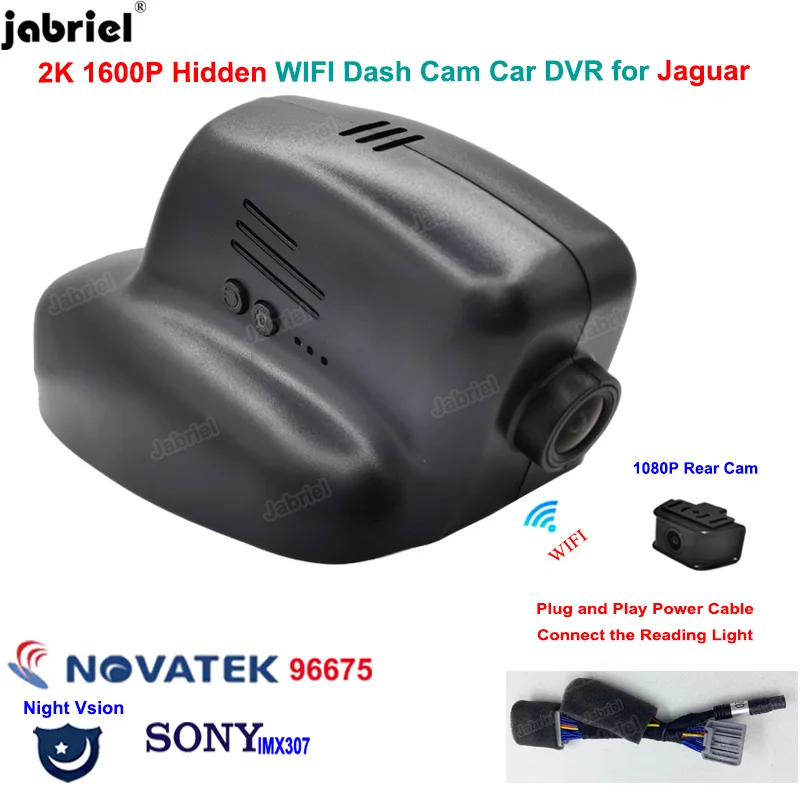 

2K 1600P Wifi Dash Cam Car Dvr Cameras Recorder for Jaguar XJ 2007-2015 for Jaguar XFR 2009-2015 for Jaguar XF X250 2008-2015