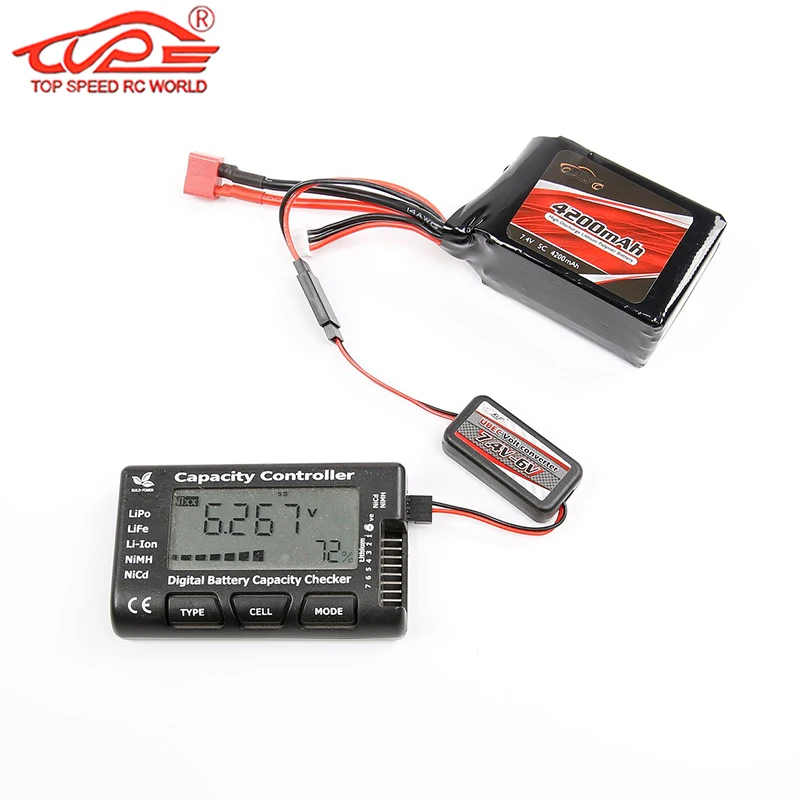 Upgrade Parts RC Car Gas Battery UBEC Volt Converter 7.4V-6V for 1/5 Scale HPI ROFUN BAHA ROVAN KM BAJA 5B 5T 5SC LOSI 5IVE T