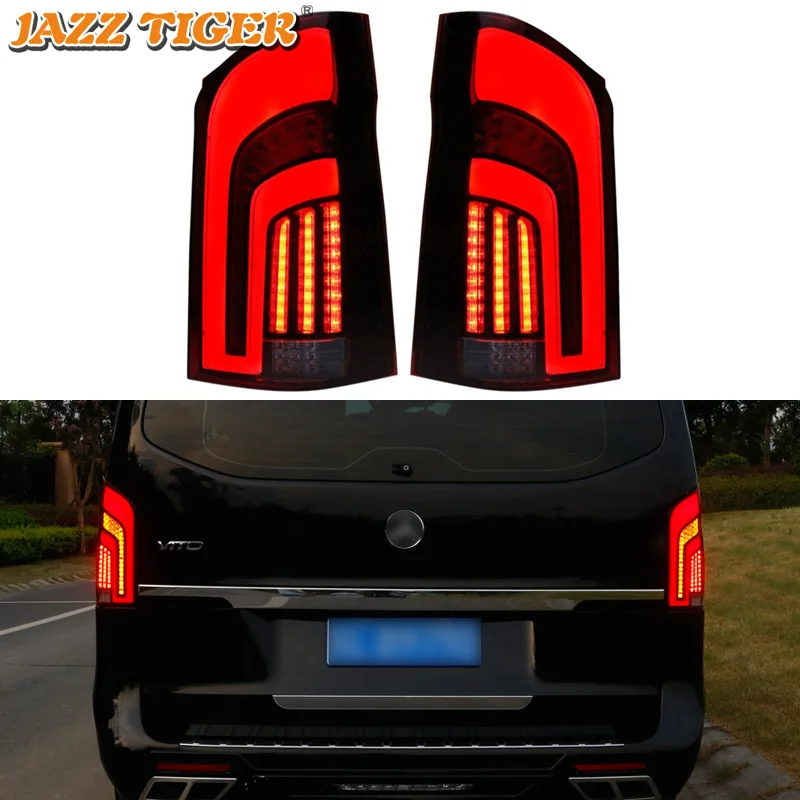 Tail Light Taillights For Mercedes Benz V Class Vito V260 2016 - 2020 Trailer Rear Lights Led Car Accessory Brake Reverse Lamp