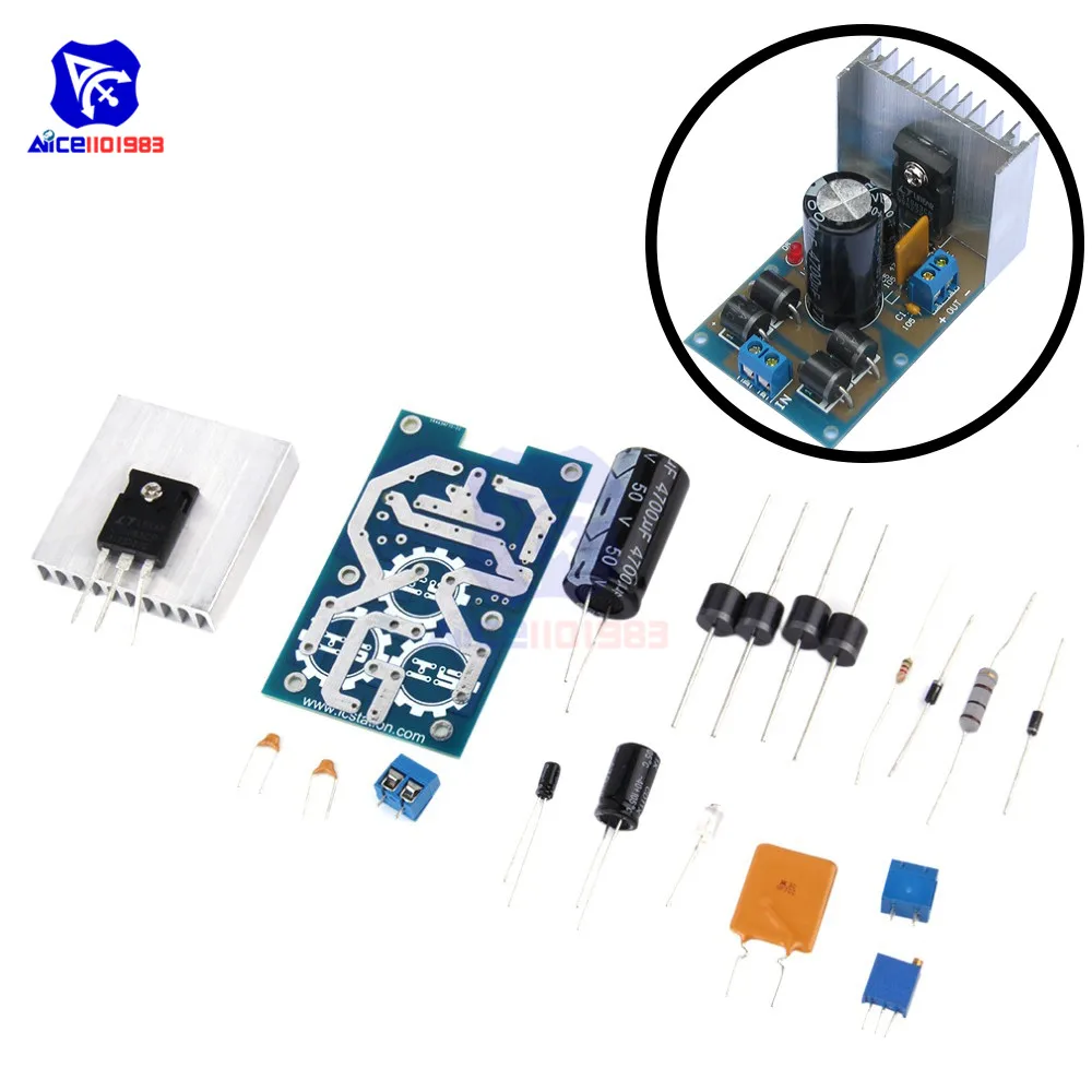 diymore LT1083 Adjustable Regulated Power Supply Module Parts and Components DIY Kit