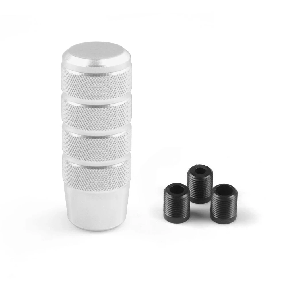 95 mm universeller rutschfester Schaltknauf, manuelles Getriebe, gerändelter Schalthebelknopf aus Aluminium